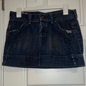 Denim Mini Skirt